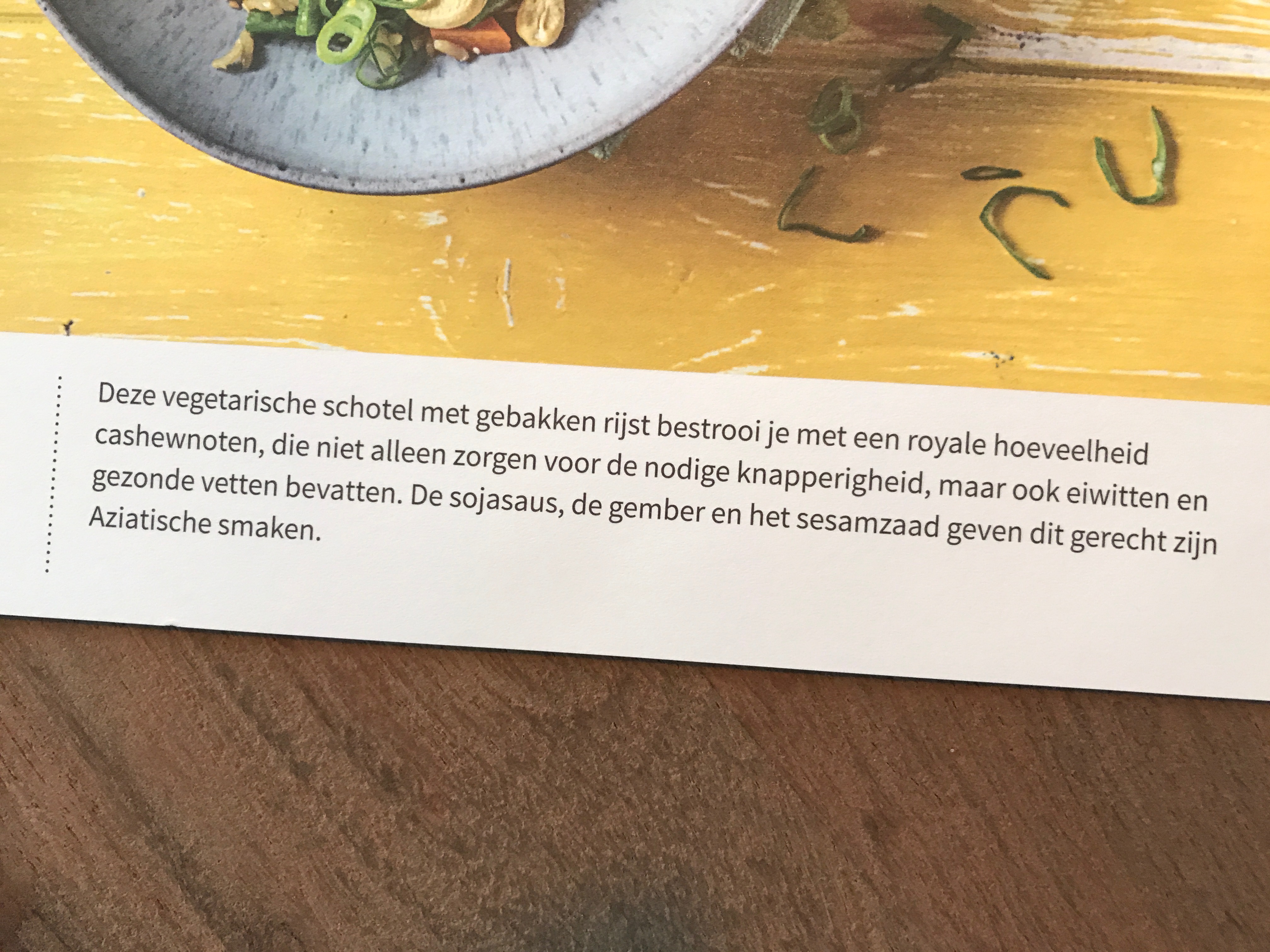 recept omschrijving