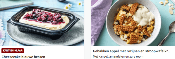 desserts van hellofresh