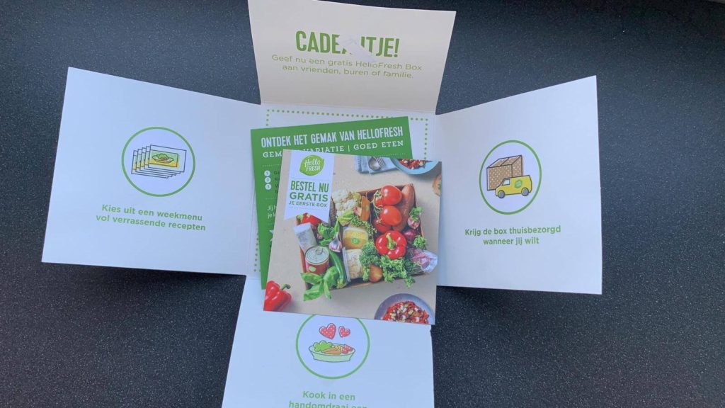 gratis hellofresh cadeaubon