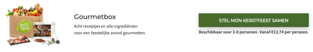HelloFresg gourmetbox bestellen