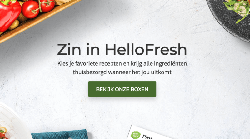 hellofresh in belgie