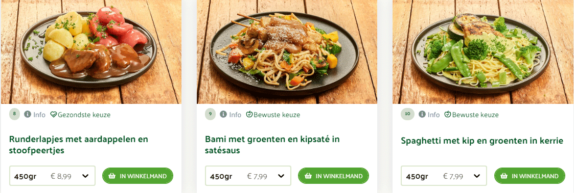 maaltijden van uitgekookt