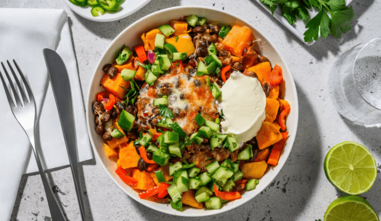 maaltijden met zoete aardappel van hellofresh